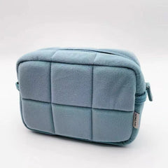 KOKUYO NEMU NEMU Soft Cloud Puffer Pencil Case – Blue Grey