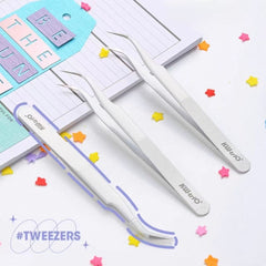 KW-triO Crafting Tweezers – Curved Tip