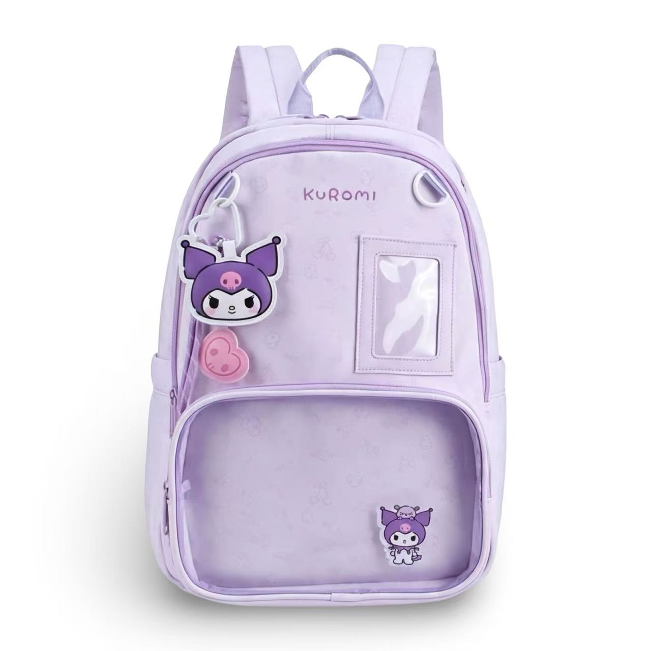 Sanrio Kuromi Backpack with Transparent Display Panel