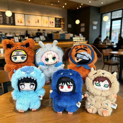 Naruto Shippuden Cute Beast Party Series Plush Keychain Blind Box