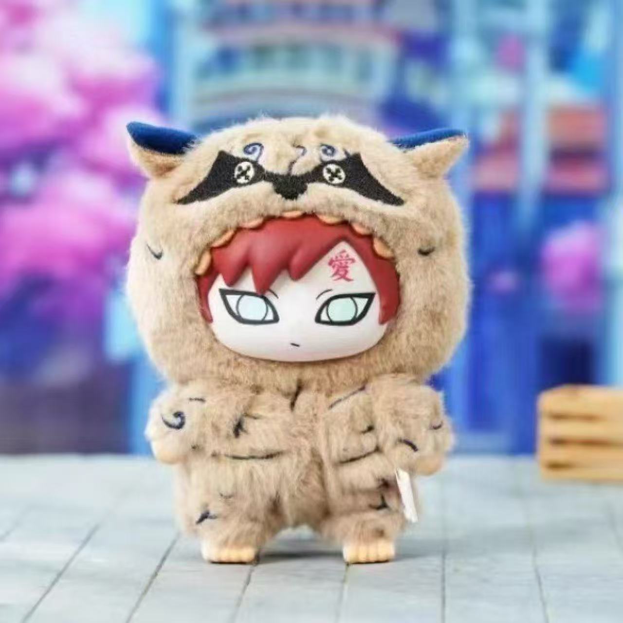 Naruto Shippuden Cute Beast Party Series Plush Keychain Blind Box