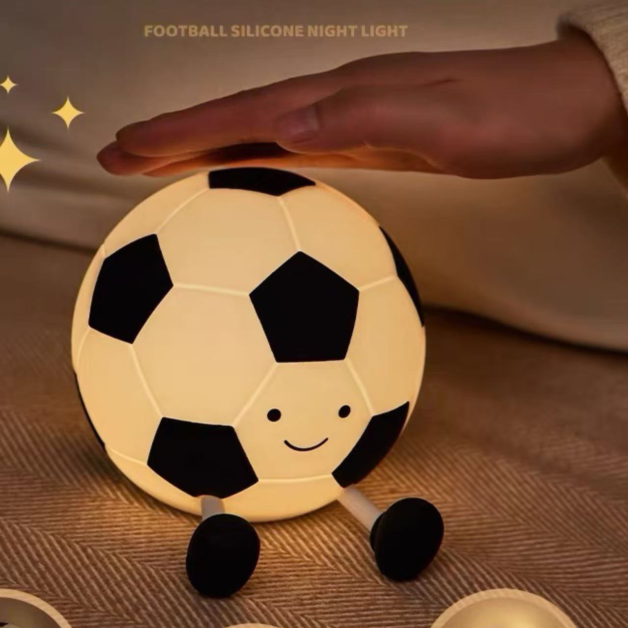 Football Squishy Silicone Rechargeable Night Light