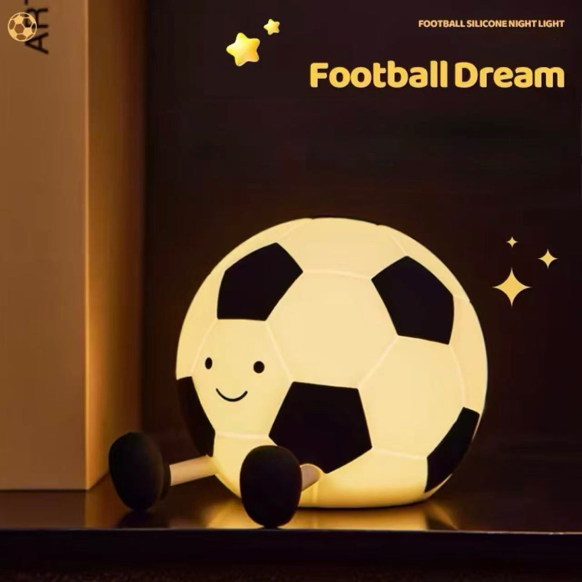 Football Squishy Silicone Rechargeable Night Light