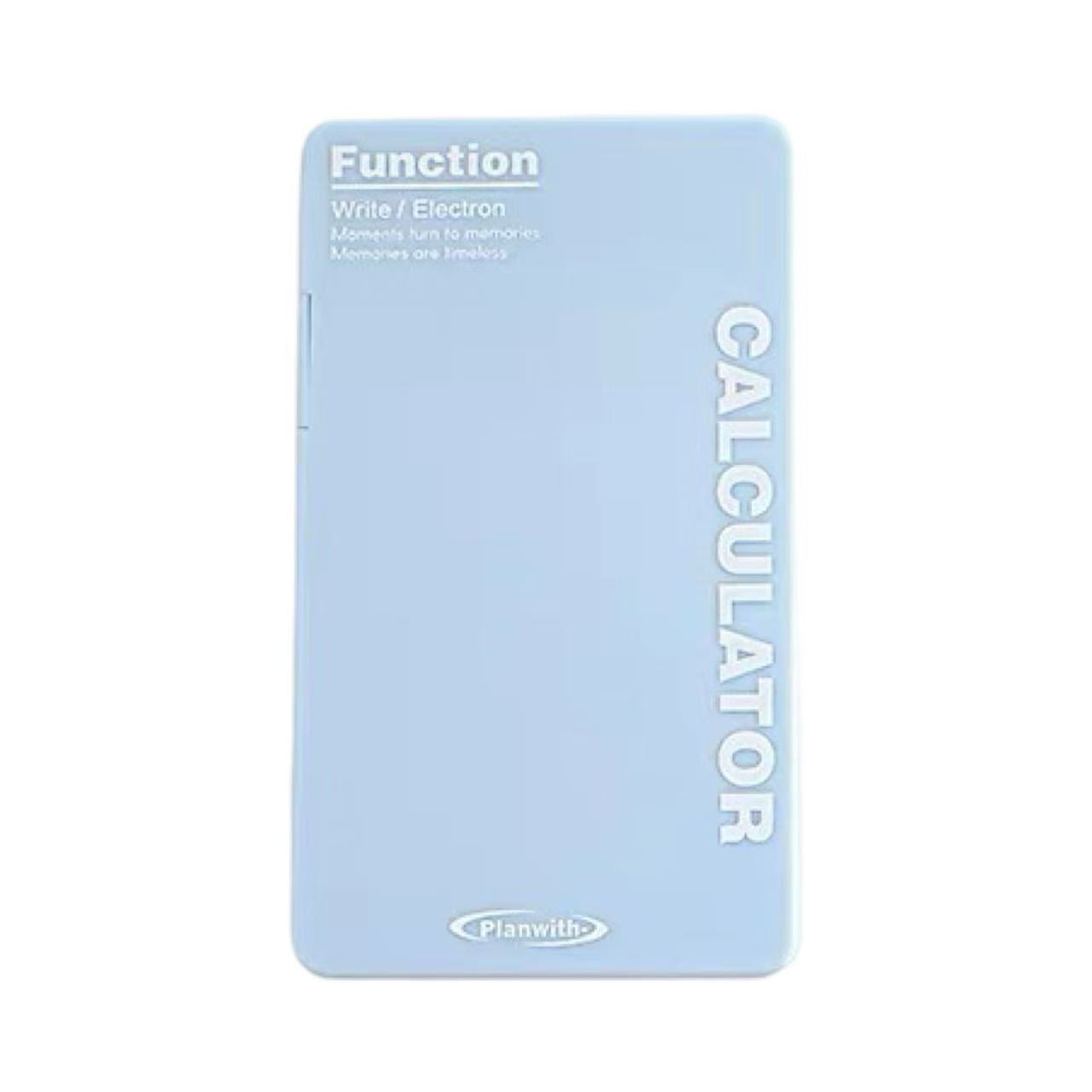 Planwith 2-in-1 Electronic Calculator & Writing Tablet – Blue