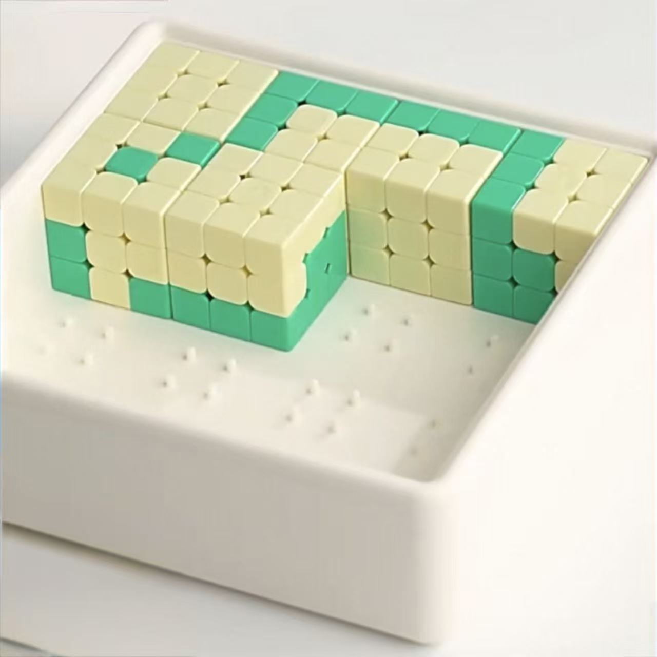 MG DIY Spelling Speed Cube 16pcs – Yellow/Green
