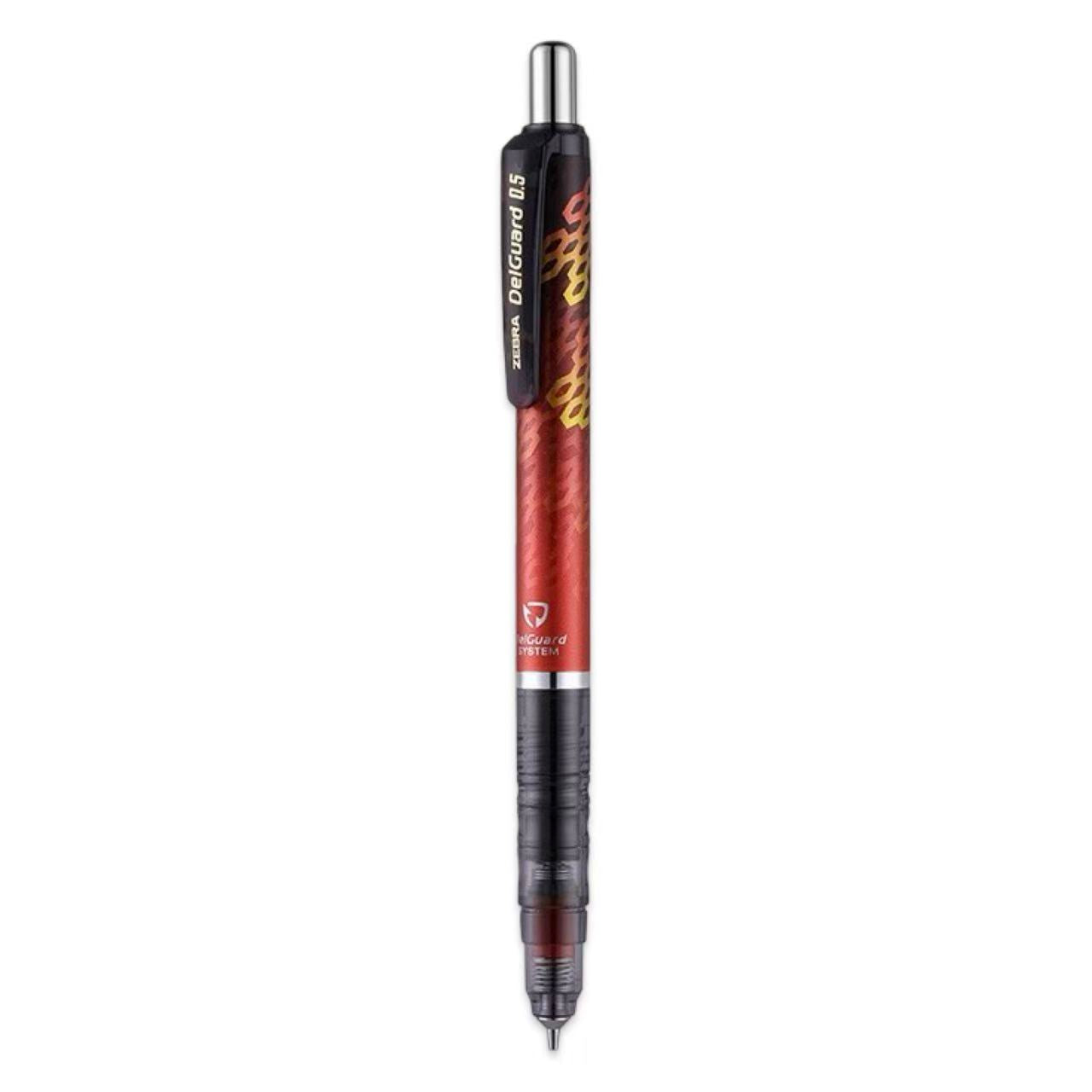 ZEBRA DelGuard Unbreakable Mechanical Pencil 0.5mm – Limited Edition Red Marble