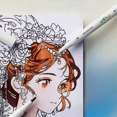 ENMY Dual-Tip Fineliner Pens 5pcs – Oil-Based Markers