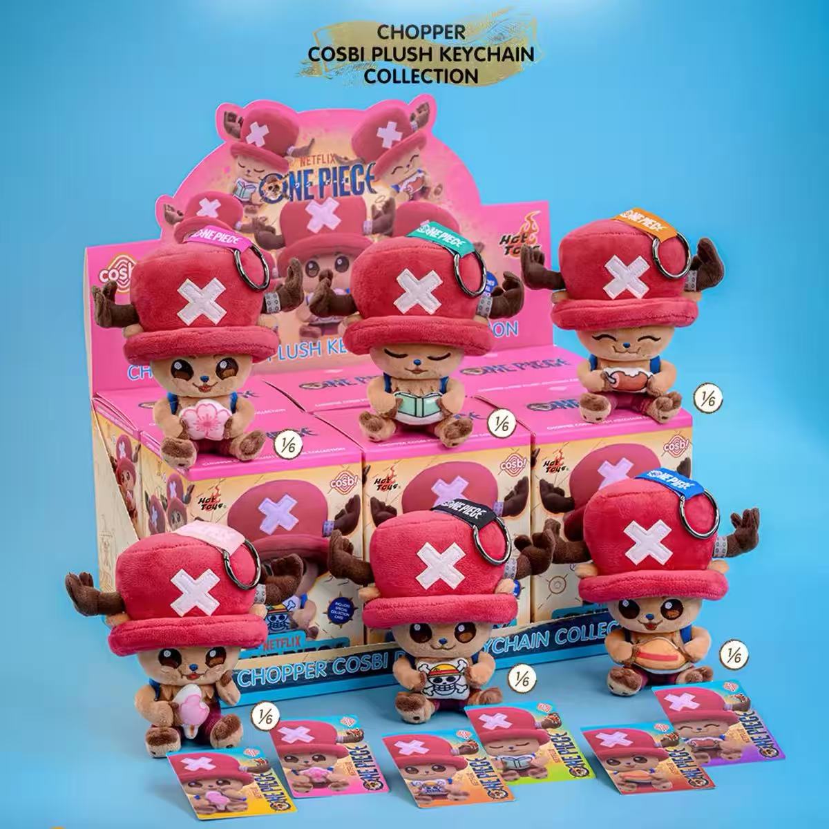 One Piece (Netflix) – Chopper Cosbi Plush Keychain Collection Blind Box