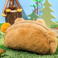 Capybara Large Capacity Plush Pencil Case