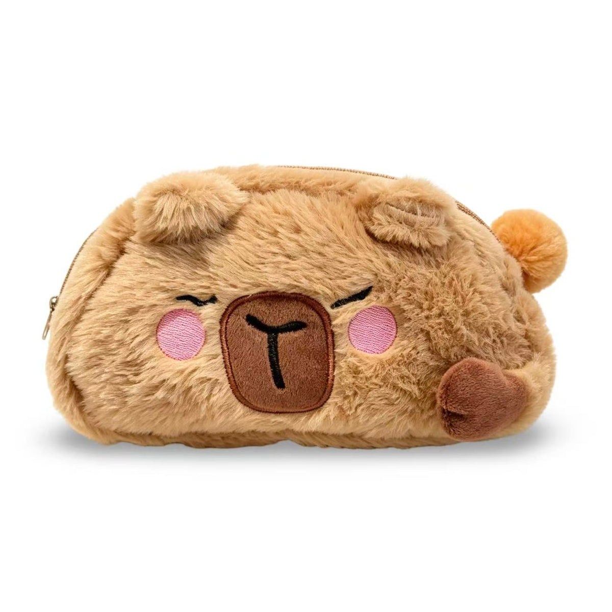 Capybara Large Capacity Plush Pencil Case