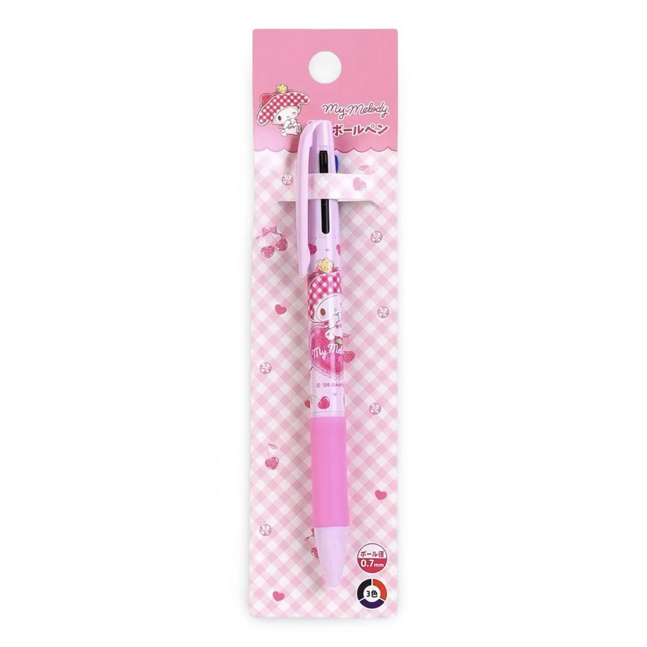 Sanrio Limited Edition 3-Colour Ballpoint Pen 0.7mm – My Melody