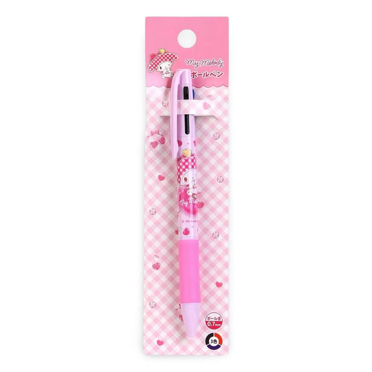 Sanrio Limited Edition 3-Colour Ballpoint Pen 0.7mm – My Melody