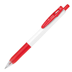 Zebra SARASA CLIP White Gel Pen 0.5mm Red