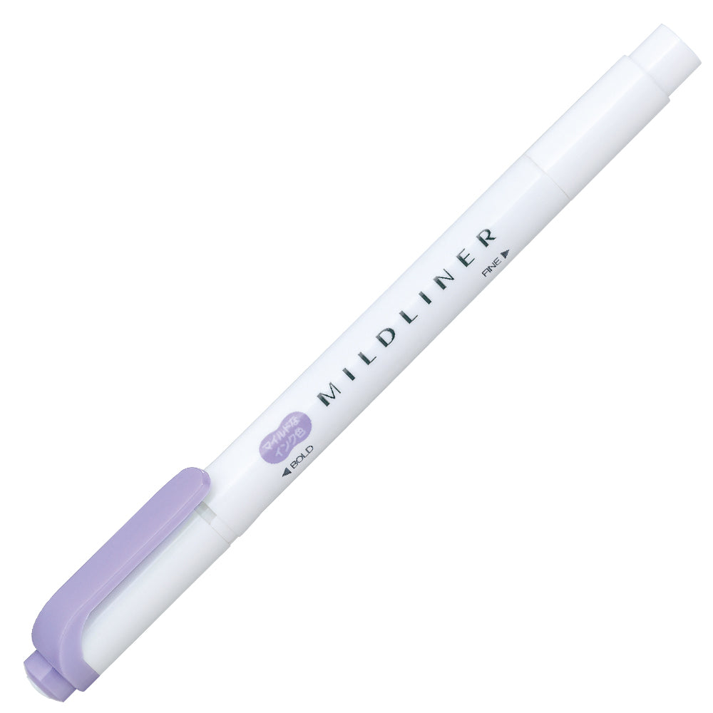 Stationery - Zebra Mildliner Double-Sided Highlighter WKT7-MVI - Goodie Goodie