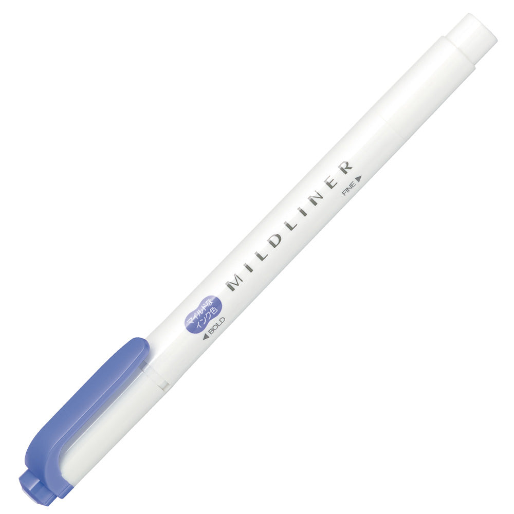 Stationery - Zebra Mildliner Double-Sided Highlighter WKT7-MLV - Goodie Goodie