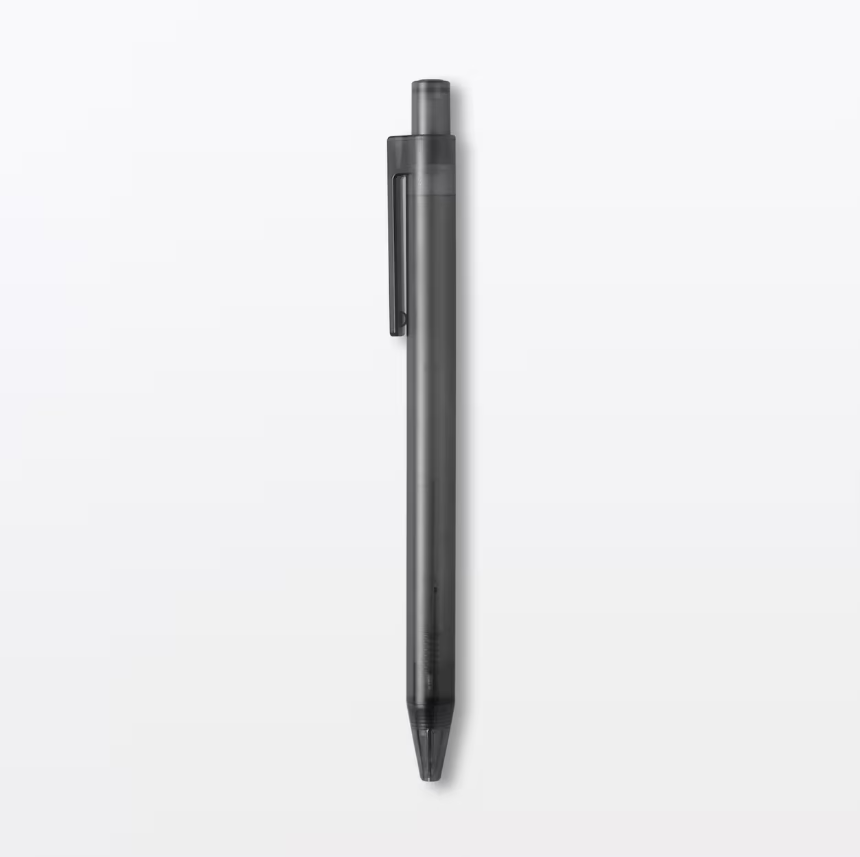 MUJI Mechanical Pencil 0.5mm with Rubber Grip - Dark Grey