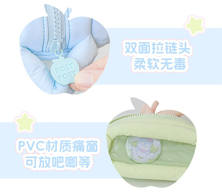 Rosyposy Pastel Cotton Candy Pencil Case-Green