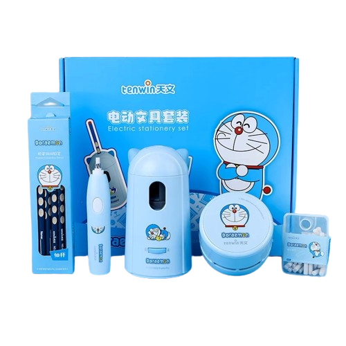 Tenwin Electric Stationery Set Blue