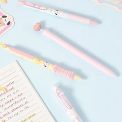 Lopet Happy Day Gel Pen Set 0.5mm – Black Ink (4 Pack)