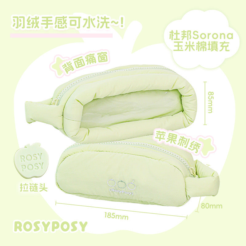 Rosyposy Pastel Cotton Candy Pencil Case-Green