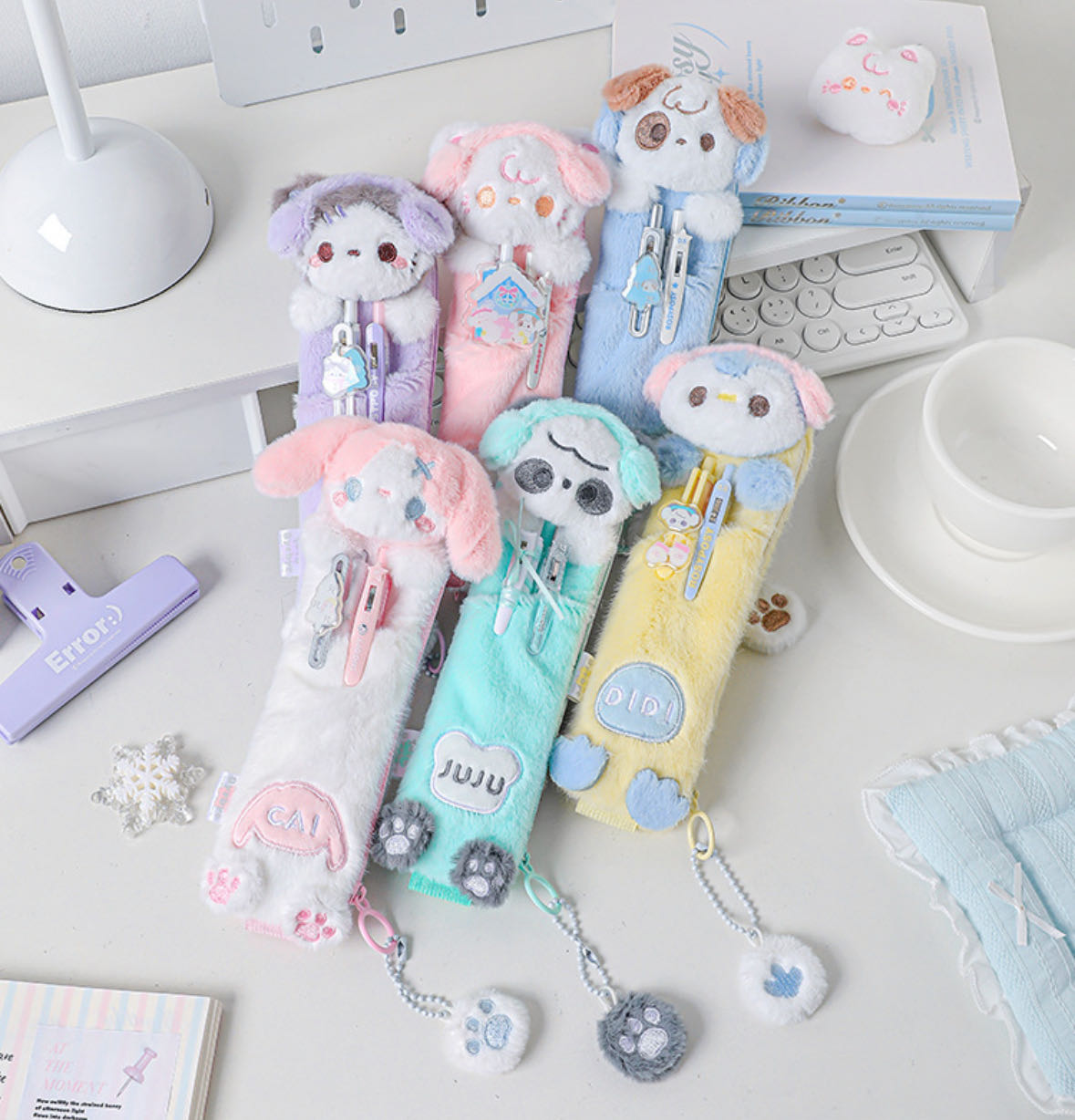 Rosyposy Small Pencil Case-Pink Cat