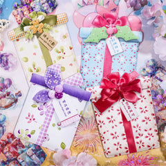 Blue Ink Stardust PET Stickers 30pcs