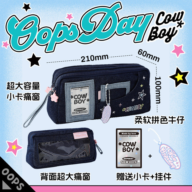 Rosyposy Denim Pencil Case