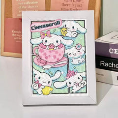 Diamond Art Painting Kit with Frame 18x23cm - Cinnamoroll