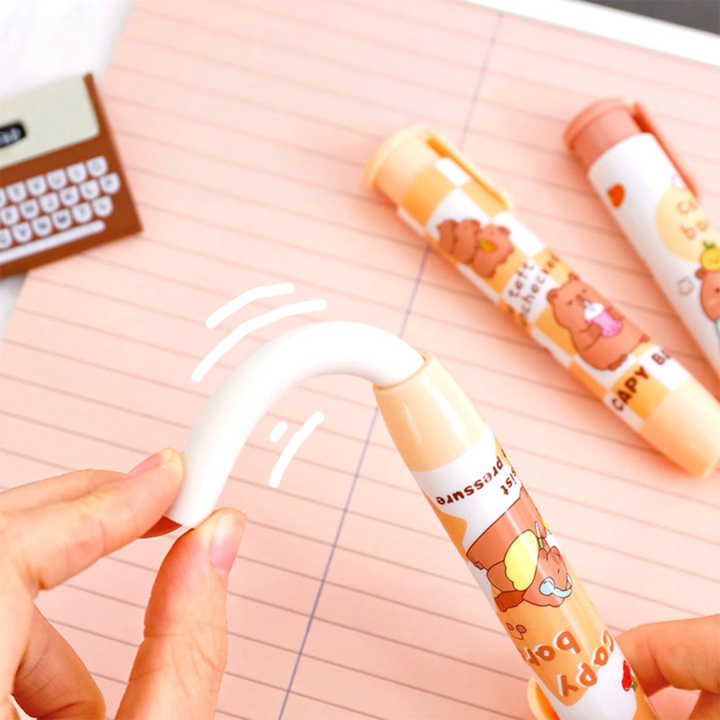 Stationery - Capybara Click Eraser- Assorted - Goodie Goodie