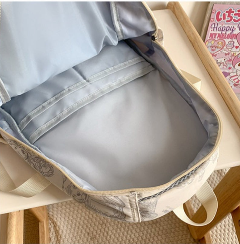 Bags & Storage - Bear Backpack-White - Goodie Goodie