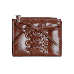 Bowknot Strap Wallet-Brown