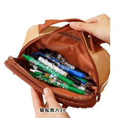 Joytop Snoopy Carry Case Pencil Bag – PU Waterproof Brown