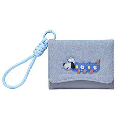 Dachshund Appliqué Wallet-Blue