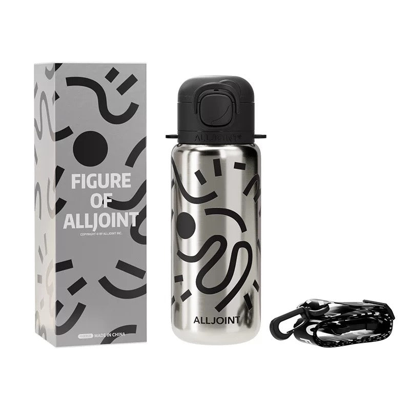 Cute Stainless Steel Bottle 700ml black