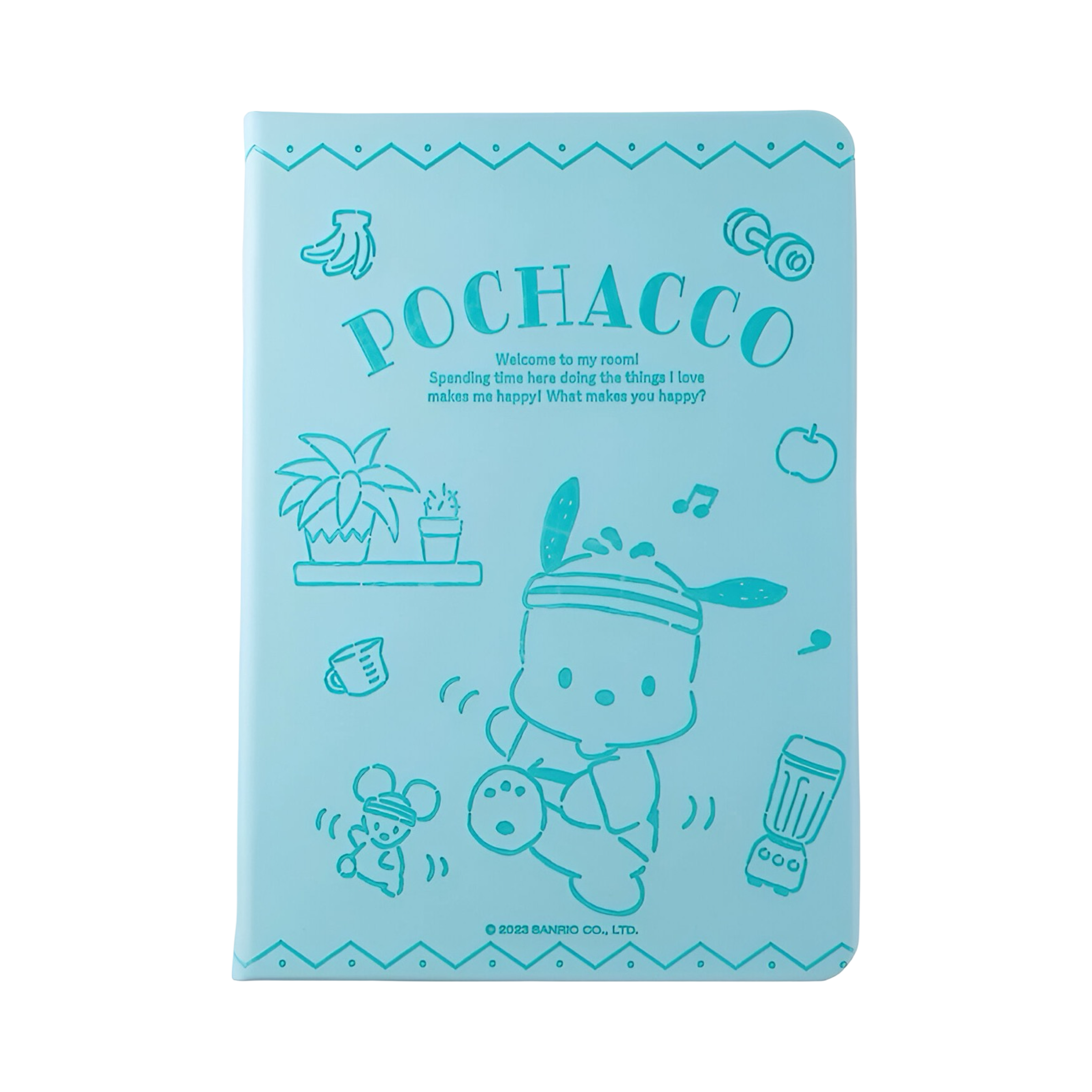 Sanrio PU Embossed B6 Notebook - Pochacco