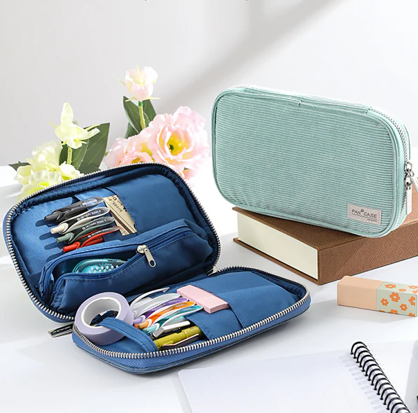 Stationery - KOKUYO Pencil Case 200x127x32mm Yellow - Goodie Goodie