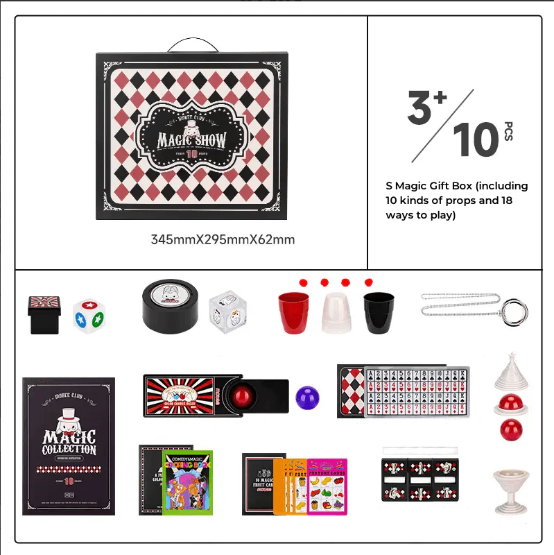 Mobee Club Magic Show Gift Box - 10 Props