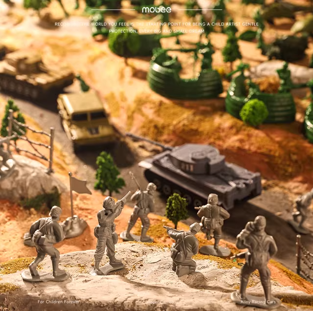 Gifts - Mobee Military Sandbox 50pcs Grey Team - Goodie Goodie