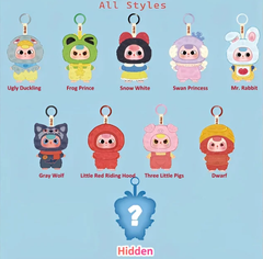 Tech & Toys - Baby Three – Children's Fairy Tale Characters Wonderland Plush Key Ring Blind Box - Goodie Goodie